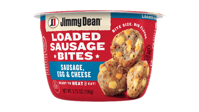 Jimmy Dean Loaded Sausage Bites: Sausage, Egg, and Cheese