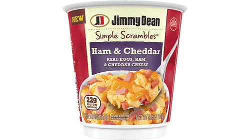Ham & Cheddar Simple Scrambles