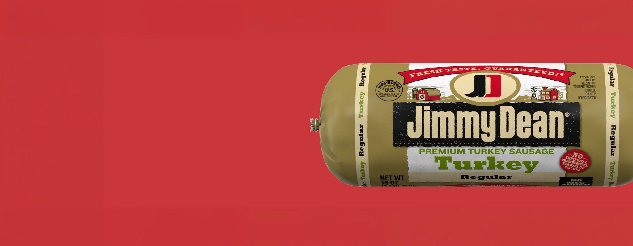Jimmy Dean Turkey Sausage in roll package