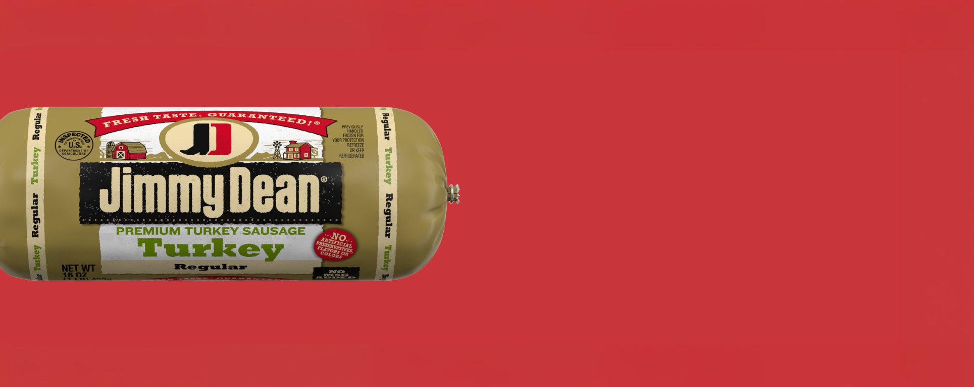 Turkey Sausage in packaging