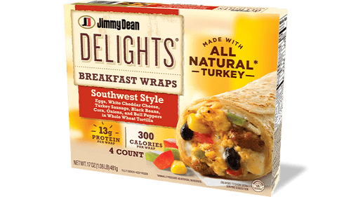 Delights Southwest Style Breakfast Wraps