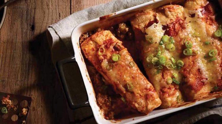 Sausage & Cheese Enchiladas