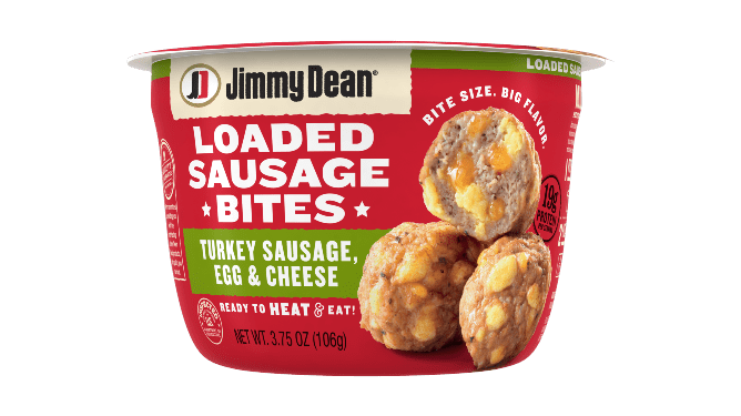 Jimmy Dean Loaded Sausage Bites: Turkey Sausage, Egg, and Cheese