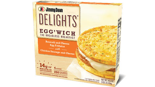 Delights Chicken Sausage and Cheese Egg'wich