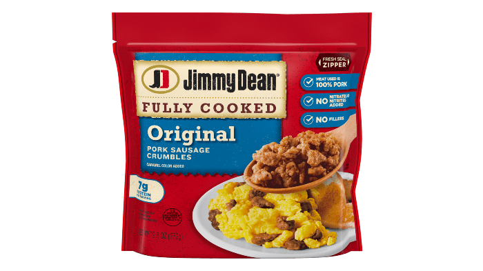 Jimmy Dean Fully Cooked Original Pork Sausage Crumbles