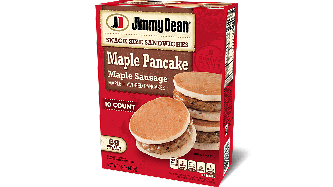 Mini Breakfast Sandwiches: Maple Pancake and Sausage