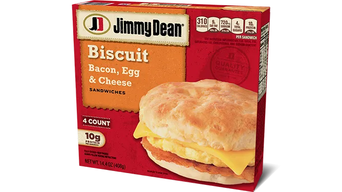 Jimmy Dean Biscuit de Tocino, Huevo y Queso 