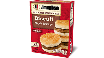 Maple Sausage Biscuit Snack Size Sandwiches
