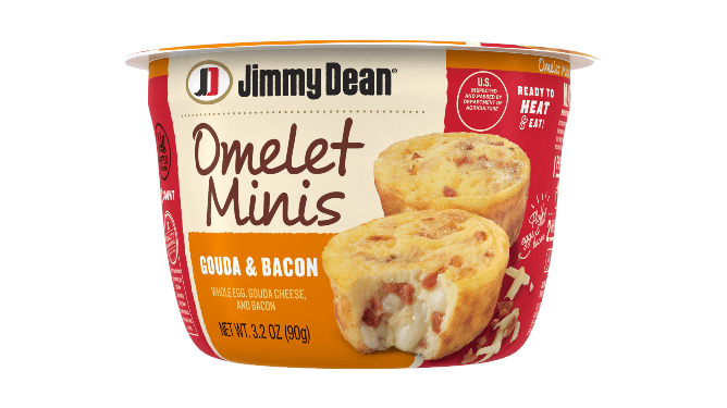 Jimmy Dean Omelet Minis: Gouda and Bacon