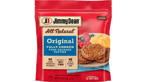 All Natural* Fully Cooked Pork Sausage Patties