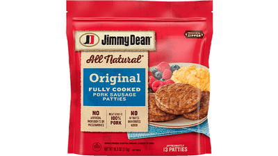 All Natural* Fully Cooked Pork Sausage Patties