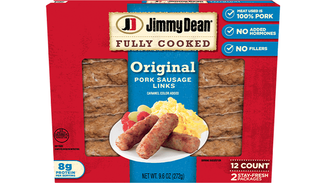 Jimmy Dean Precooked Sausage: Pork Sausage Links