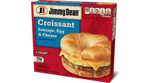 Sausage Croissant Breakfast Sandwich