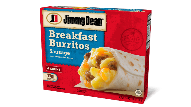 Jimmy Dean Breakfast Burritos: Sausage