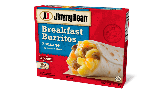 Jimmy Dean Sausage Breakfast Burritos