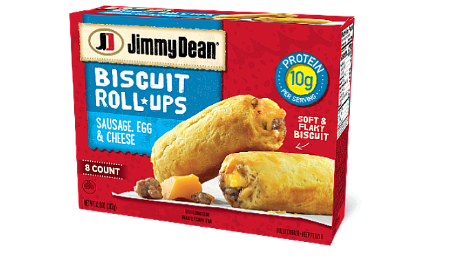 Jimmy Dean Biscuit Roll-Ups: Sausage, Egg, and Cheese