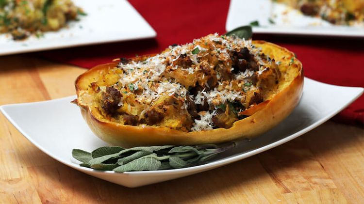 Spaghetti Squash Boats