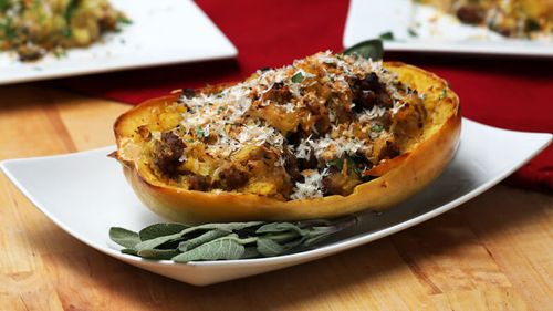 Spaghetti Squash Boats