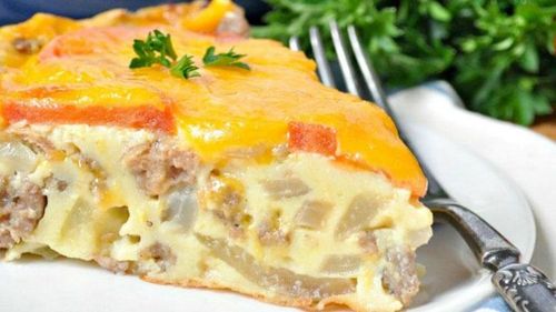 Aunt Bee's Recipe: Sausage and Cheese Pie