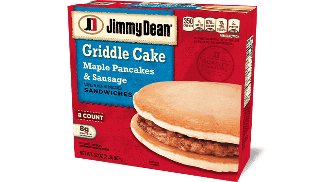 Jimmy Dean Maple Pancake & Sausage Griddle Cake Sandwiches