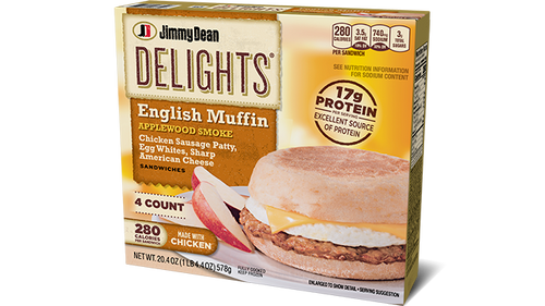 Delights Applewood Smoke English Muffin