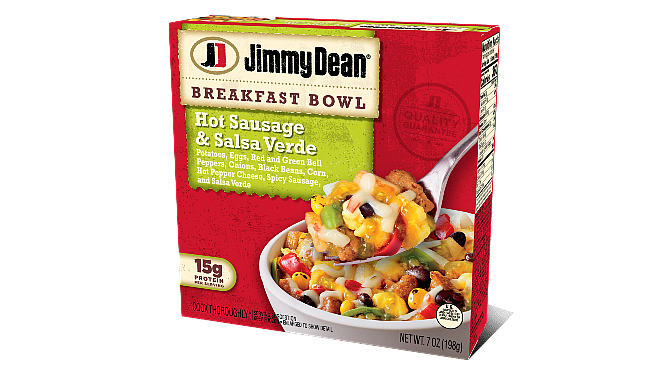 Jimmy Dean Breakfast Bowl: Hot Sausage and Salsa Verde