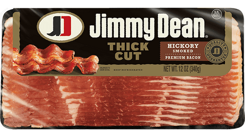 Thick Sliced Hickory Smoked Premium Bacon