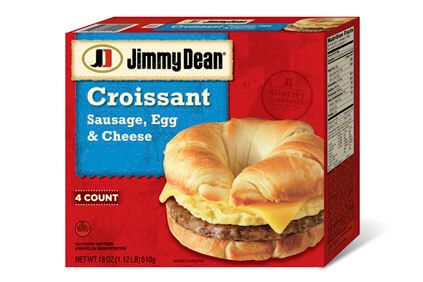 Jimmy Dean Croissants de Desayuno con Huevo, Queso y Carne