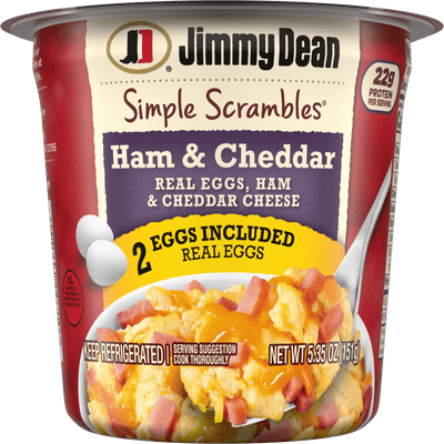 Ham & Cheddar Simple Scrambles