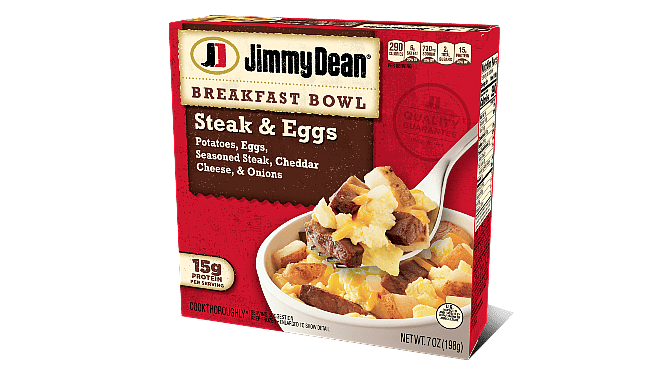Jimmy Dean Breakfast Bowl: Steak and Eggs