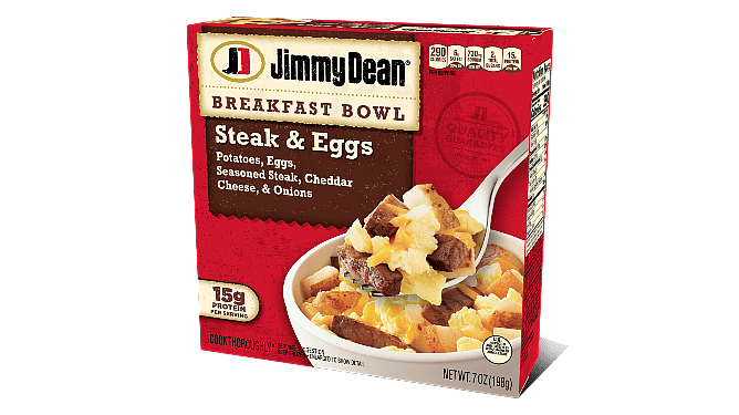 Jimmy Dean Steak & Eggs Breakfast Bowl