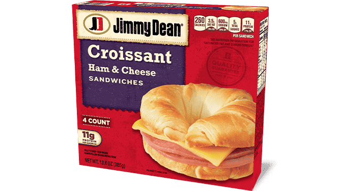 Ham & Cheese Croissant Sandwiches