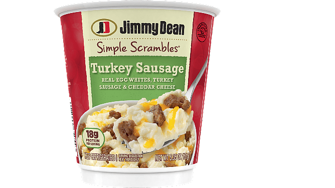 Jimmy Dean Turkey Sausage Simple Scrambles