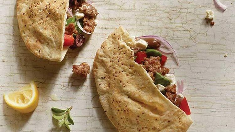 Mediterranean Sausage Pita Pocket