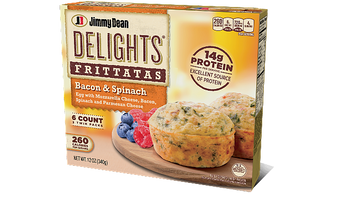 Delights Bacon and Spinach Frittata