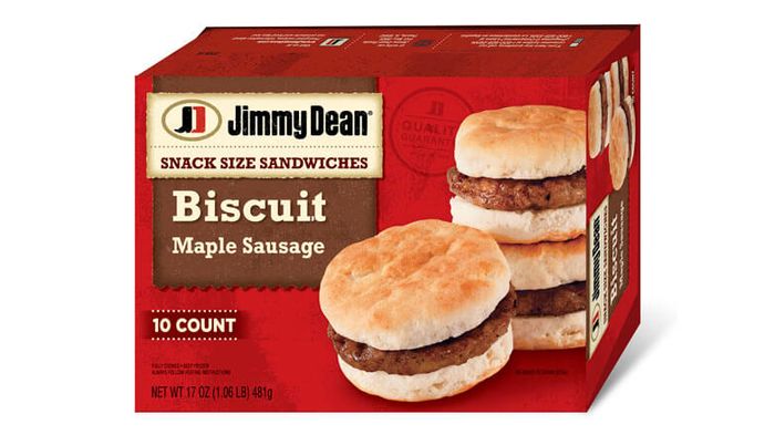Jimmy Dean Mini Biscuit con Hamburguesa de Salchicha y Maple