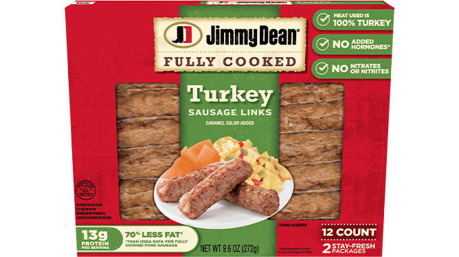 Jimmy Dean Precooked Sausage: Turkey Sausage Links