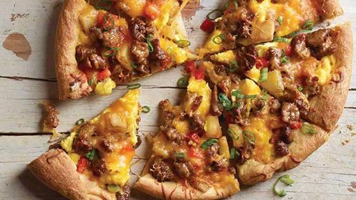 Sausage Breakfast Pizza