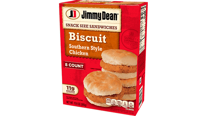 Southern Style Chicken Biscuit Snack Size Sandwiches