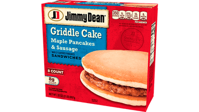 Maple Pancake & Sausage Griddle Cake Sandwiches