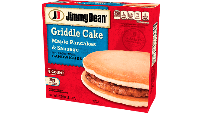 Jimmy Dean Maple Pancake & Sausage Griddle Cake Sandwiches