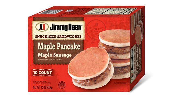 Jimmy Dean Mini Sandwich de Panqueques de Maple y Carne