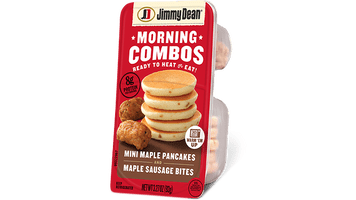 Mini Maple Pancakes and Maple Sausage Bites Morning Combos