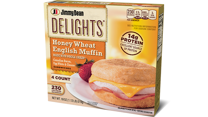 Delights Honey Wheat English Muffin