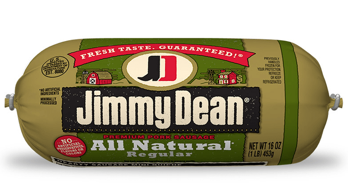 Jimmy Dean All Natural* Regular Premium Pork Sausage