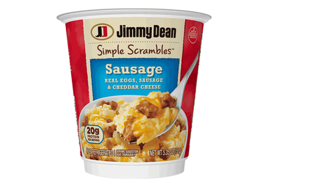Jimmy Dean Breakfast Cup: Sausage Simple Scrambles