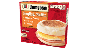 Canadian Bacon Breakfast Sandwich