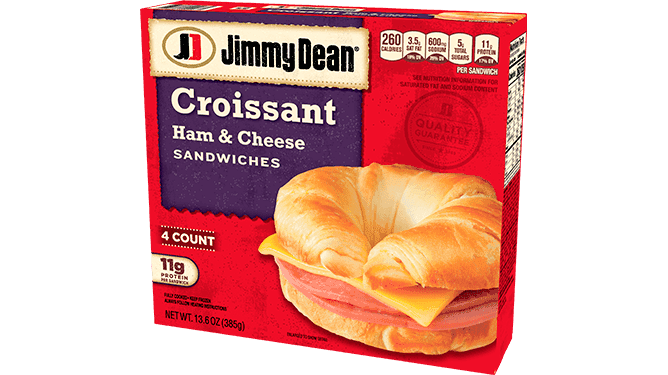 Jimmy Dean Ham & Cheese Croissant Sandwiches