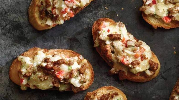 Sausage Crostini