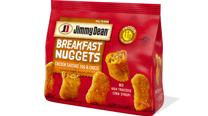 Jimmy Dean Breakfast Nuggets: Chicken Sausage, Egg, and Cheese
